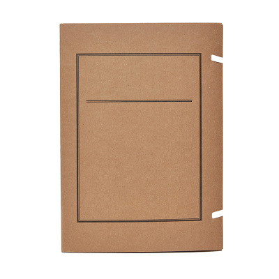 龙档进口牛皮纸文书档案盒 资料盒 加厚档案盒 收纳档案盒 新国标 可定制