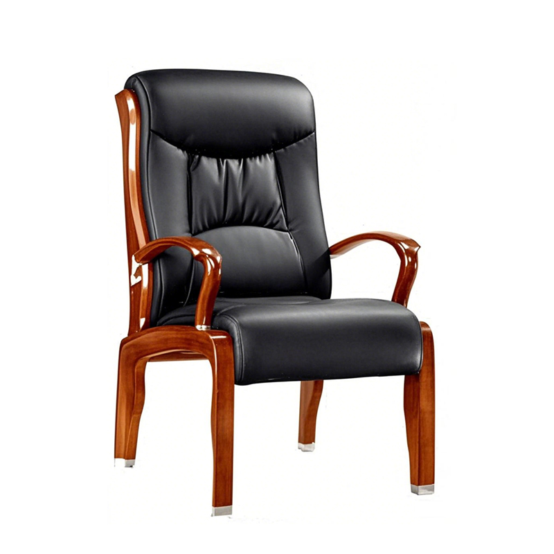 合祥源 实木会议椅真皮椅 670*770*1155mm QX-BGY51 单位:张