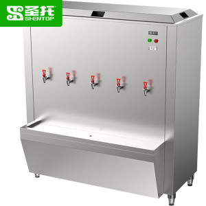 圣托五出水大容量开水器 大型电热开水器 商用全自动开水机 机场车站用热水箱 DBA11