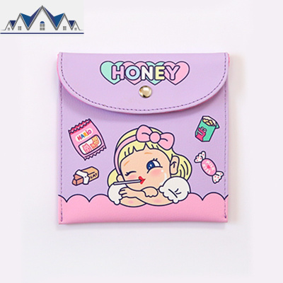 卫生巾收纳包便携式随身大容量月事包少女心可爱袋子姨妈巾收纳包 三维工匠