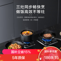 老板(ROBAM) 燃气灶 4.2kW 煤气灶 老板燃气灶 单灶具 三眼灶 燃气灶嵌入式 灶台 液化气灶39B1AY