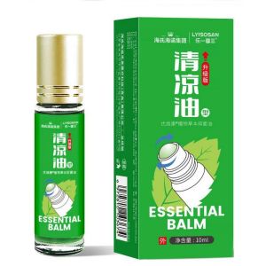 海氏海诺 10ml装滚珠型植物草本清凉油夏季户外防护犯困提神草本薄荷清凉油