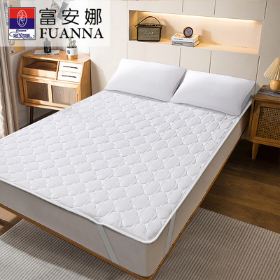 富安娜家纺圣之花保护垫机洗床垫榻榻米床褥子双人1.8m软垫薄款家用