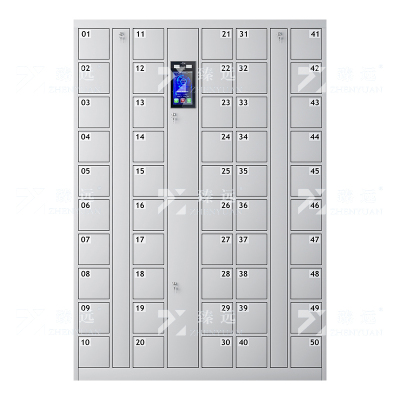 臻远 ZY-X319 智能手机充电柜人脸识别手机柜手机储物柜 50门