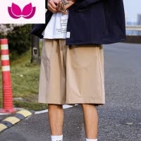 七斓日系cityboy休闲短裤男夏季薄款简约宽松速干五分裤港风运动裤子
