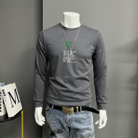 秋冬新款时尚长袖体恤上衣卫衣男装秋款圆领套头打底衫t潮流字母_1