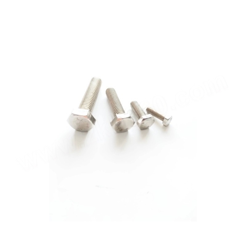 JIBIN/继彬DIN933外六角螺栓 不锈钢304 A2-70 本色 全牙 M10×30 1个