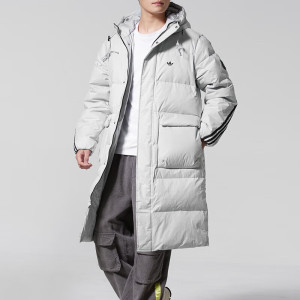 阿迪达斯(adidas)男子新款户外运动休闲连帽羽绒服外套KC2498 ZP