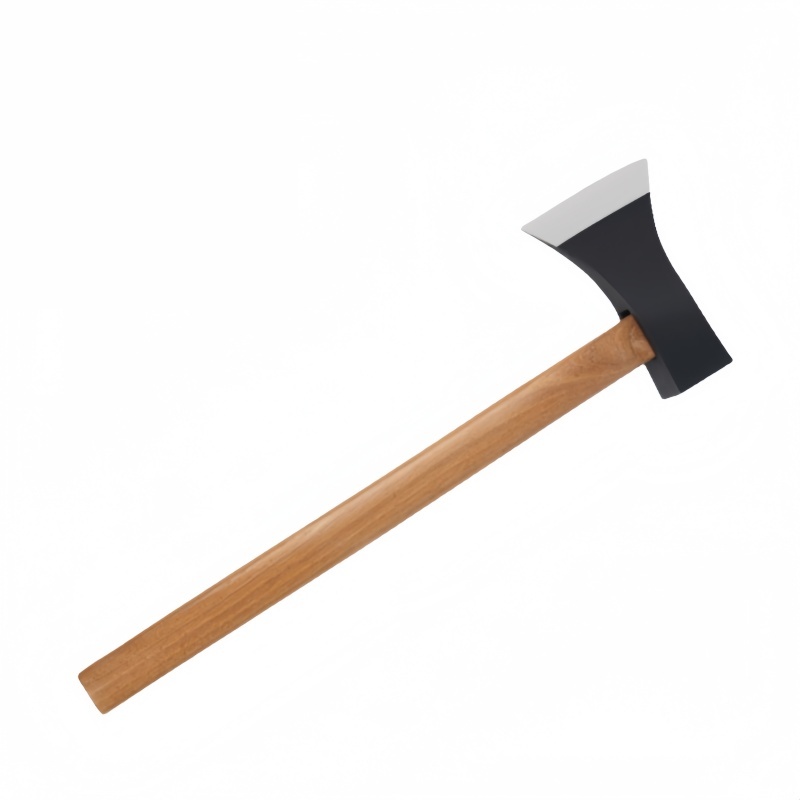 铁洋 木柄斧头 斧子 3.1斤双面刃黑砂 把