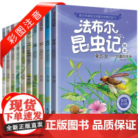 全10册法布尔昆虫记三年级必读的课外书注音版一二年级儿童绘本童话故事书原著完整美绘版拼音读物小学生阅读书籍全集正版老师