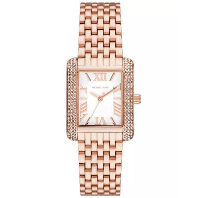 Michael Kors 女士玫瑰金不锈钢链带防水石英腕表xmm多链节闪耀腕
