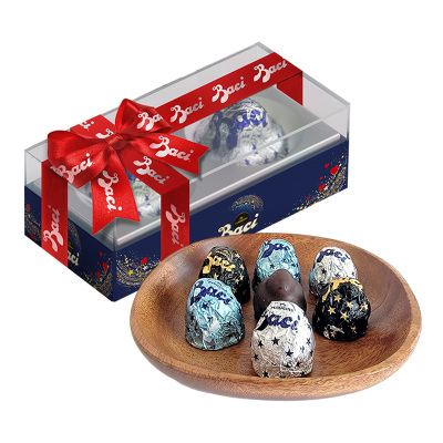 意大利Baci芭喜榛仁经典黑巧克力2颗盒装婚庆结婚喜糖礼盒