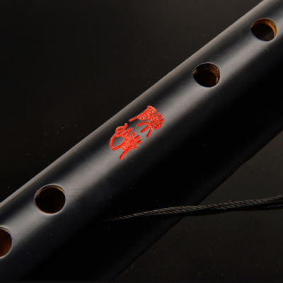 笛子古风笛入门初学者成人零基础横笛儿童男女生竹笛子黑色专业笛只刻吹奏-黑色F调-初学推荐+7大赠品