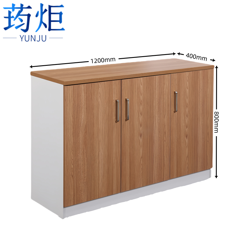 荺炬文件柜1200*400*800mm三门个