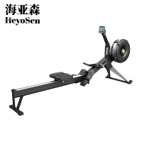 海亚森TKTY1024风阻磁阻双阻划船机力量训练器黑色