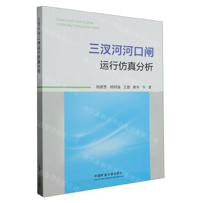 [N]三汊河河口闸运行仿真分析-9787564659516