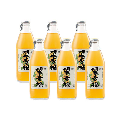 好望水望杏福300ml*6礼盒 黄杏 清爽酸甜 气泡水 家庭聚会户外出游苏宁宜品推荐