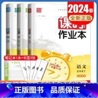 [四年级下]语数英3本套装江苏专用 四年级下 [正版]2024秋小学课时作业本一二三四五六年级上册下册语文数学英语科学人