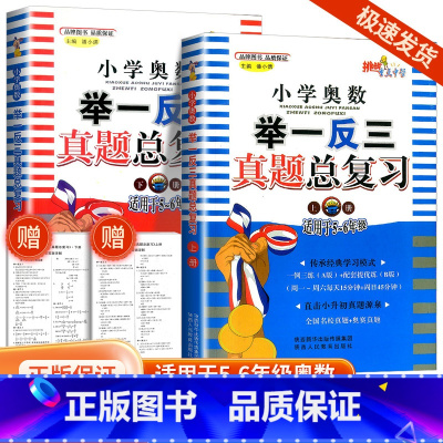 奥数举一反三真题总复习 上册+下册[5-6年级适用] 小学通用 [正版]新版 小学奥数举一反三真题总复习 上册下册 五六