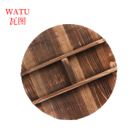 瓦图 杉木锅盖 双把手 74cm 个