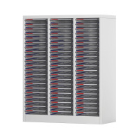 臻远 ZY5080113A4文件收纳柜 三列63抽无门 802*340*995mm 单位:台