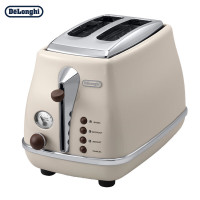 德龙(DeLonghi) 复古面包机多士炉不锈钢内胆烤吐司机家用多功能面包机