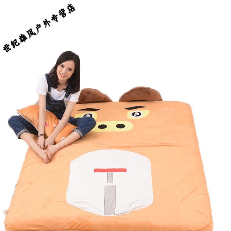 运动户外卡通充气床龙猫床垫榻榻米睡袋懒人沙发床垫宿舍床12生肖床垫生肖牛睡袋床30*40*40