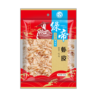 绿帝(GREEN KING)淡干优选虾皮袋装100g