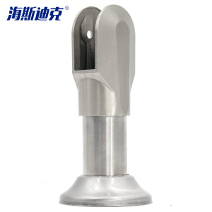 海斯迪克 HKSY-24 不锈钢隔断脚 公共卫生间隔断配件 卫生间支架脚加厚合金隔断支撑脚 10个