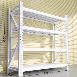 凡尔尚白色货架四层