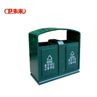 卫未来 分类垃圾桶 镀锌板96*40*100cm 个
