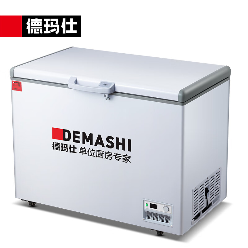 德玛仕(DEMASHI) 冰柜商用 大容量冷藏冷冻转换柜 保鲜冰箱家用 卧式冰柜展示柜 卧式冰柜BD-480(220V)