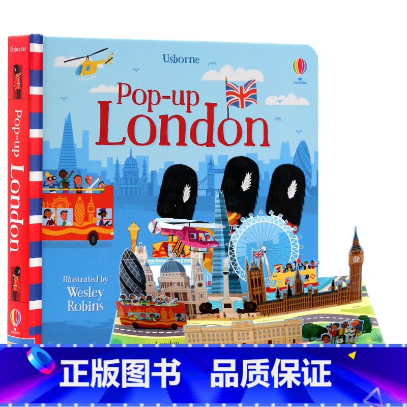 [正版]Usborne出品London伦敦立体书英文原版绘本 Pop-Up London 伦敦著名地标趣味3D视觉立体