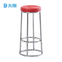 先围 高脚凳 银电镀架加厚面78cm高 个