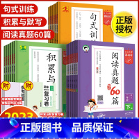 语文阅读真题60篇 四年级下 [正版]2023秋版53基础练五三小学一二三四五六年级上下册语文专项阅读真题60篇句式训练