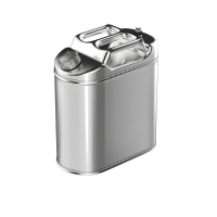 鸿启纳 不锈钢汽油桶 (铝合金盖) HQN-YT01[201]升级加厚 立式(高)10升 (单位:个)