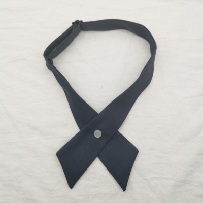 十字交叉领结女生K制服领花韩版英伦职业装蝴蝶结装饰