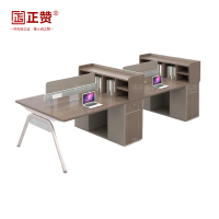 正赞 办公桌屏风工位电脑桌四人位 3000*1200*1050mm