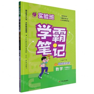 [N]数学(6上人教版RMJY)/实验班学霸笔记-9787214280008