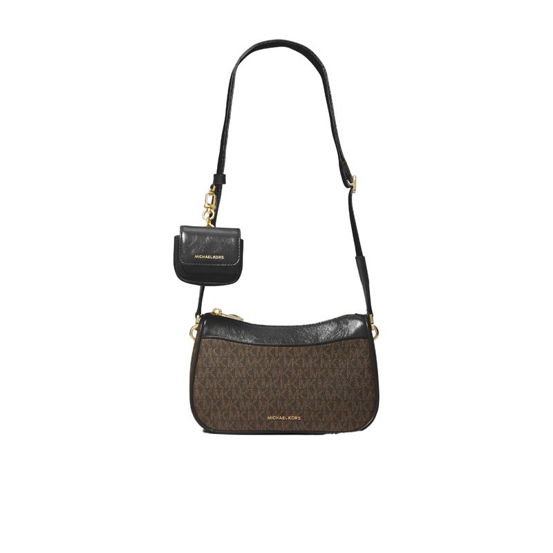 迈克·科尔斯(MICHAEL KORS)女士单肩包时尚拼接连帽拉链开合可调