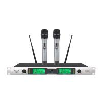 迪玠宝(DISJBO)SM38 无线话筒一拖二 手持话筒 会议室 教室 会客厅 演出 主持 防啸叫无线麦