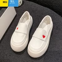 聚范护士鞋女舒适软底平底乐福单鞋防滑久站不累脚医护工作专用小白鞋