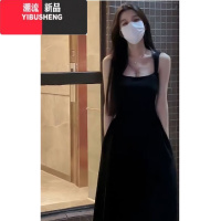 YIBUSHENG大码胖mm法式纯欲白色连衣裙女季2024新款显瘦包臀收腰小白短裙