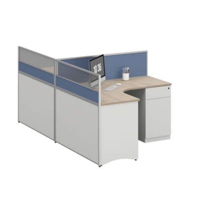 臻远ZYGW-088职员桌办公桌屏风工作卡位 T型双人位
