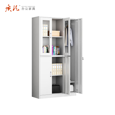 苏宁 质凡 办公家具 五门更衣柜储物柜带锁多门柜/ZF-GYG011/970*420*1800
