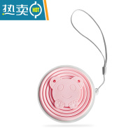 敬平折叠水杯户外旅行压缩便携式可装沸水伸缩迷你收缩硅胶杯漱口杯子 粉红色洗漱杯