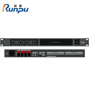 润普Runpu会议音频扩声系统八进八出音频处理器四通道功放4*200瓦大功率立体声会议功放RP-S4-G2C