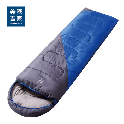 美穗吉家 可拼接 睡袋 蓝灰色