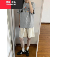 YIBUSHENG休闲短裤女新款季薄款日系五分裤子宽松直筒中裤工装ins潮