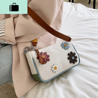 帆布小包包洋气女包2020流行新款潮韩版百搭单肩包时尚手拎腋下包NEW LAKE女士单肩包